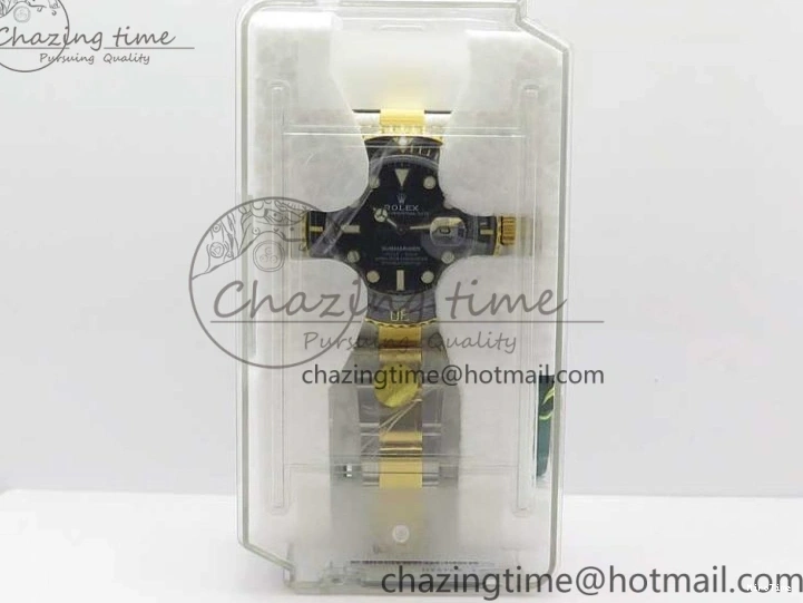 MiroTime 0309 Submariner 116613 LN Black Ceramic D1F 1:1 Best Edition Wrapped Gold SS Case and Bracelet A Lightweight 3186